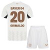 Officiële Voetbalshirt + Korte Broek Bayer 04 Leverkusen Alejandro Grimaldo 20 Uit 2024-25 - Kids